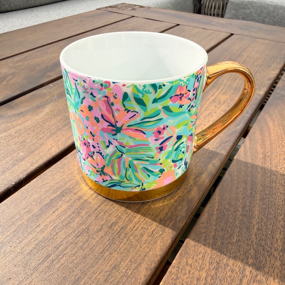 Lilly Pulitzer ceramic coffee mug